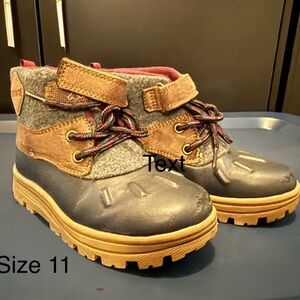 Carter's Brown and Black Rugged Boots